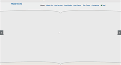 Desktop Screenshot of massmedia.com.sa